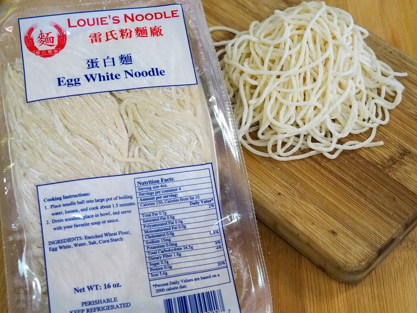 Egg White Noodle | Louie's Noodles